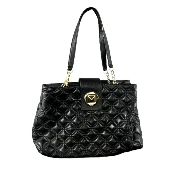 Kate Spade Elana Astor Court Quilted Black Leather Shoulder Bag - Picture 1 of 9